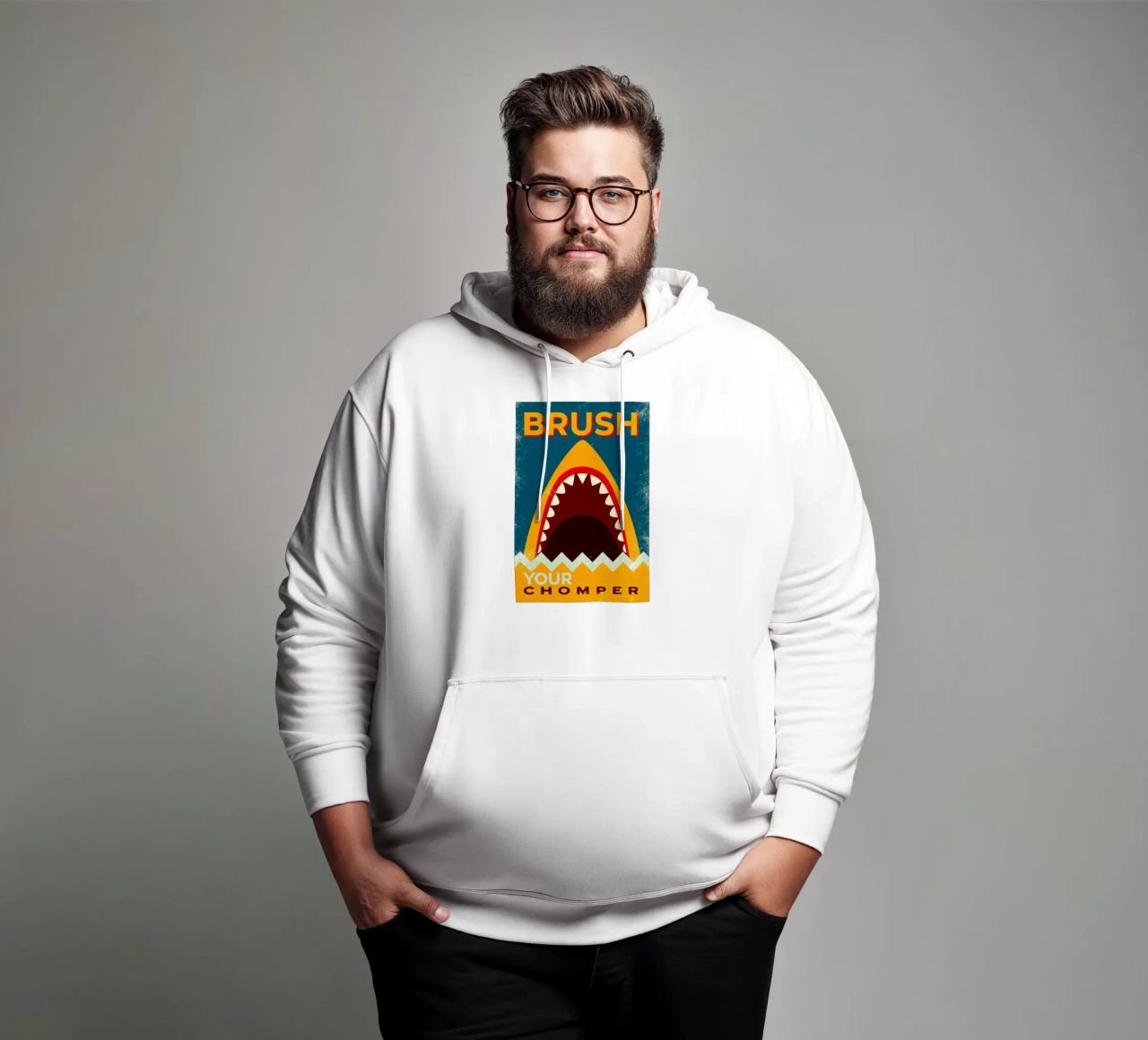 spazzolate il vostro chomper felpa con cappuccio da ralliness