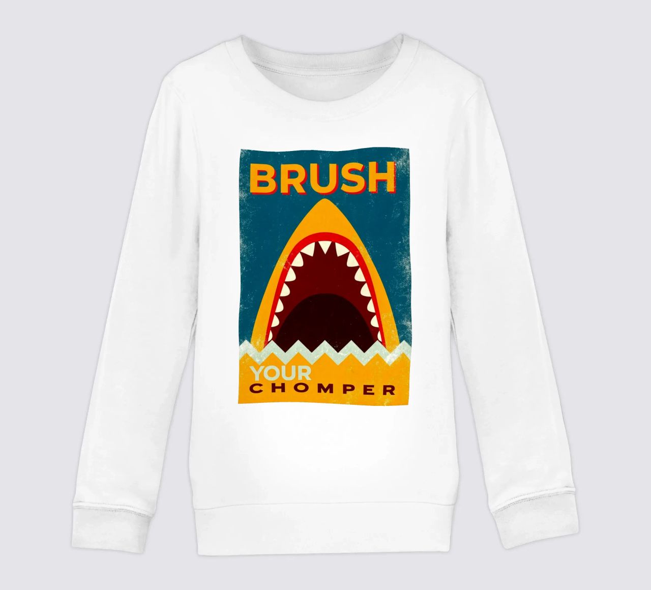 spazzolate il vostro chomper felpa bambino da ralliness