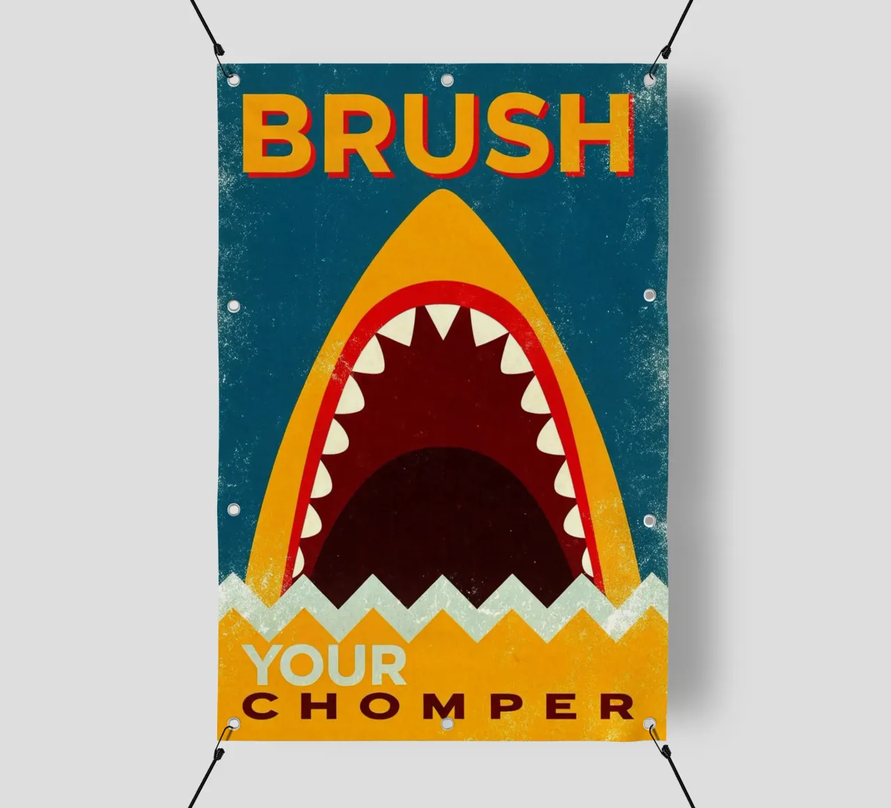 spazzolate il vostro chomper telo in pvc da ralliness