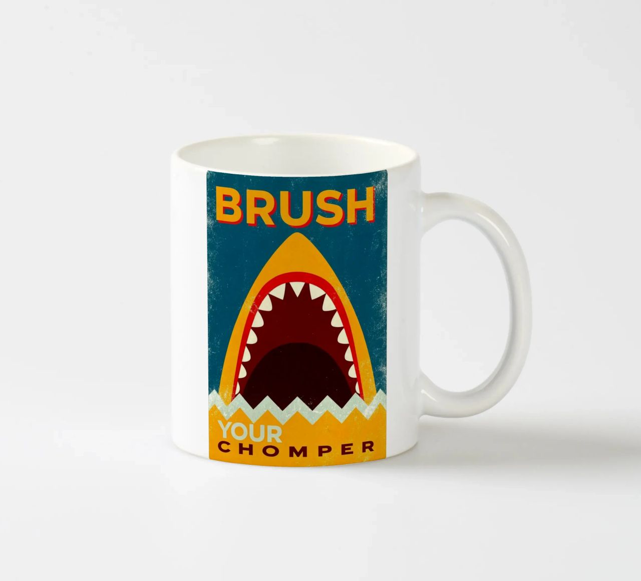 spazzolate il vostro chomper tazza in ceramica da ralliness