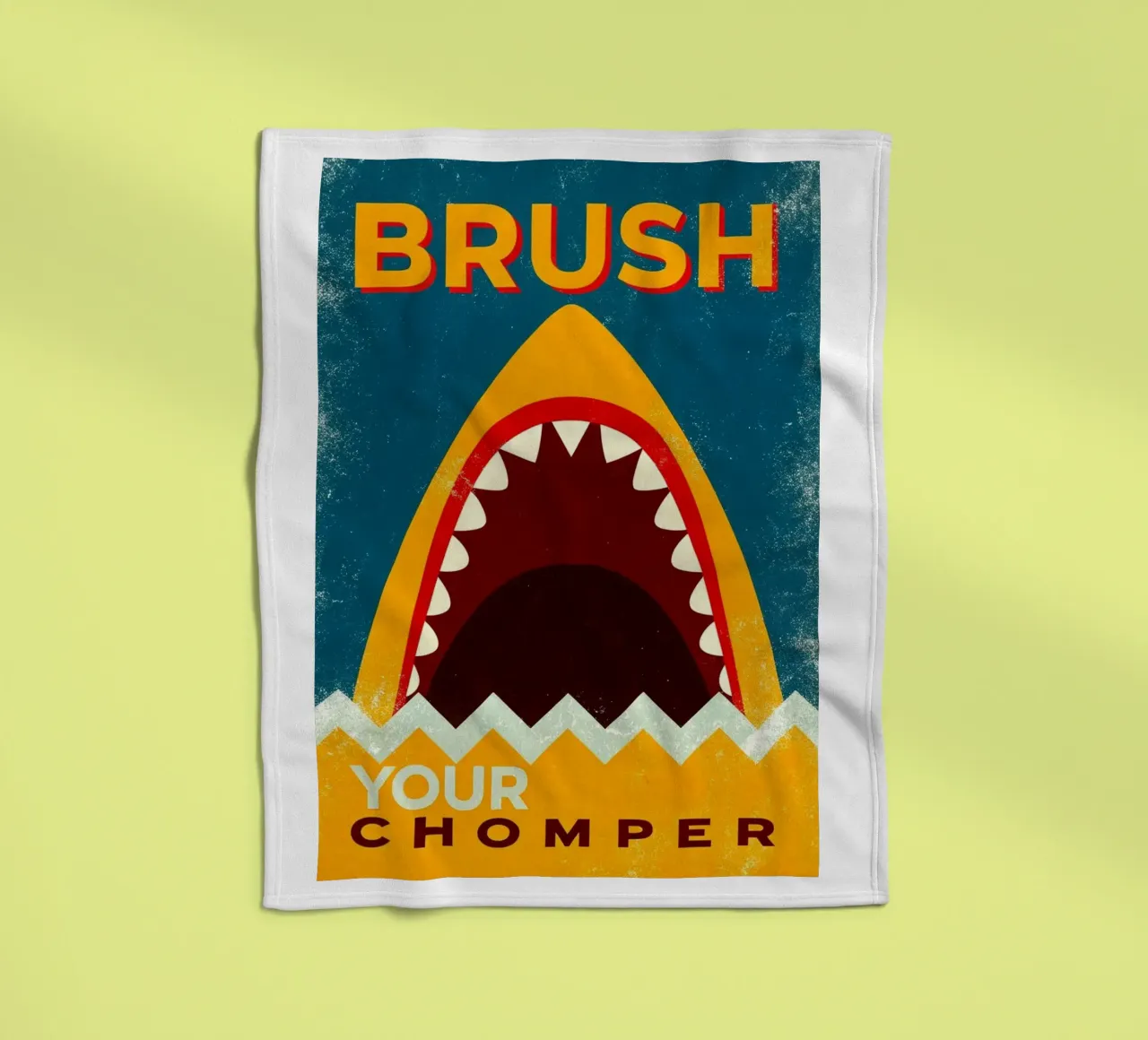 spazzolate il vostro chomper coperta in pile da ralliness