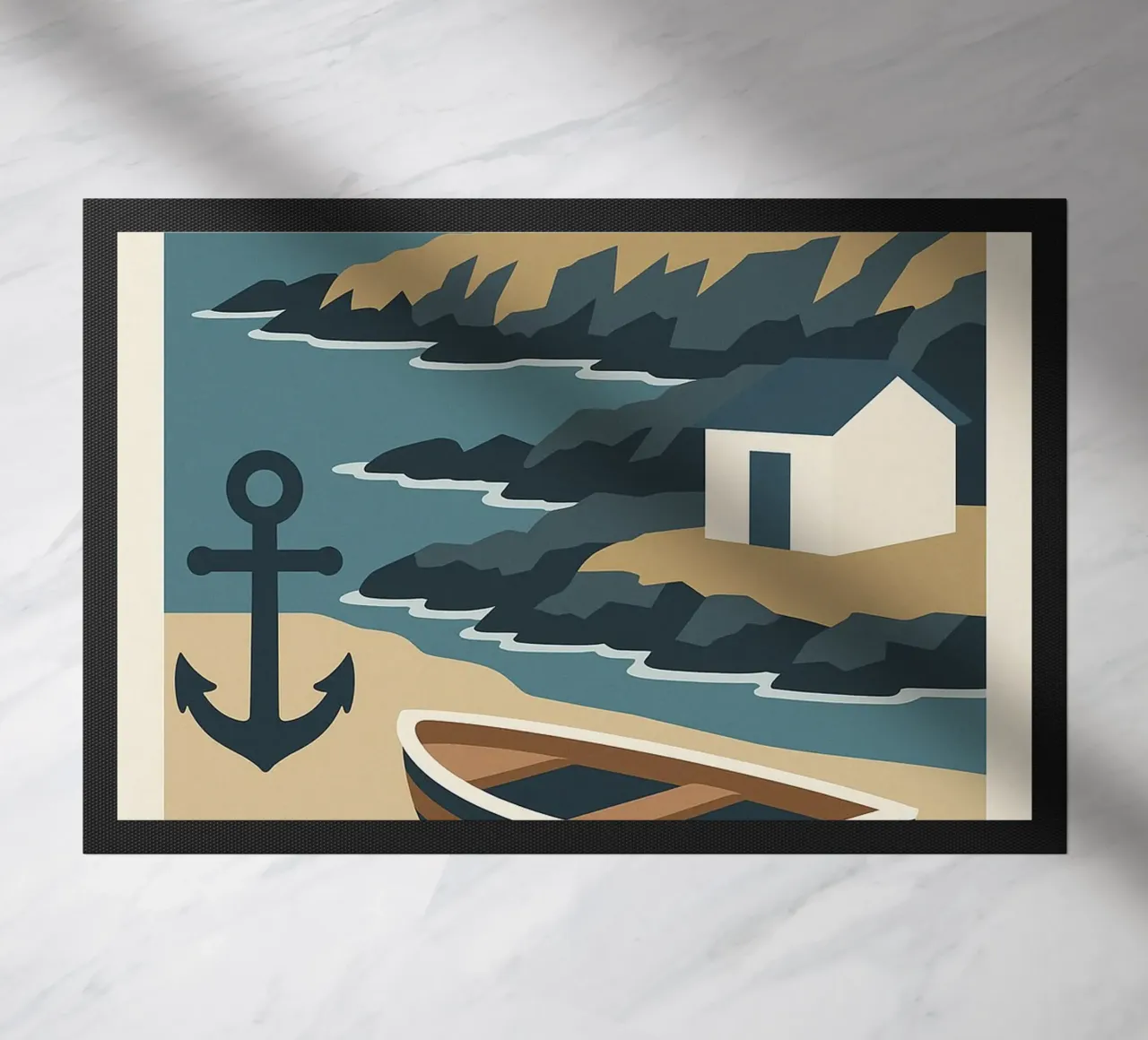 Île d'Yeu - Una fuga grafica tra rocce e leggende zerbino da JETLAG | affiches voyage