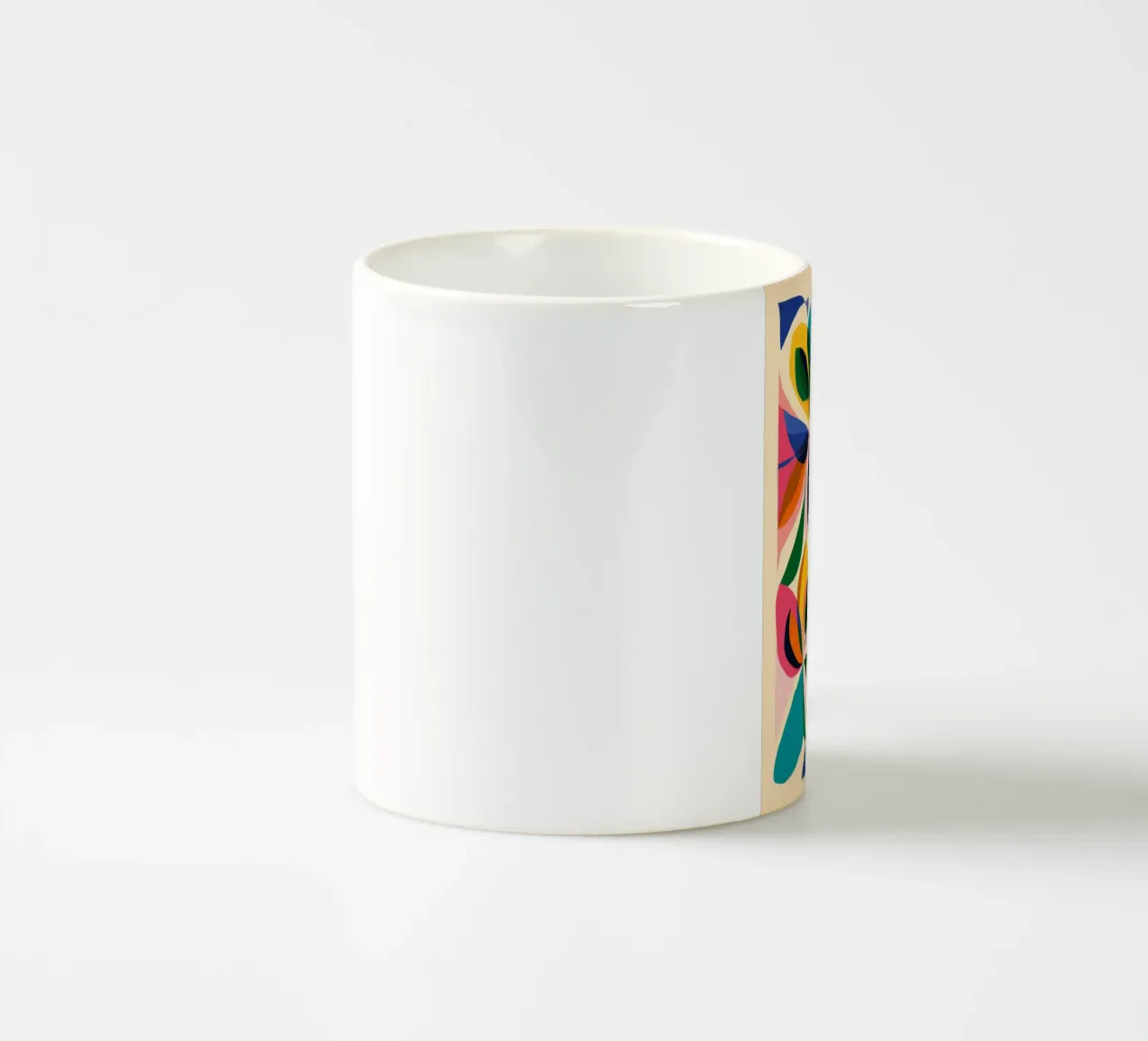 Caos floreale fauvista tazza in ceramica da Ember Stone