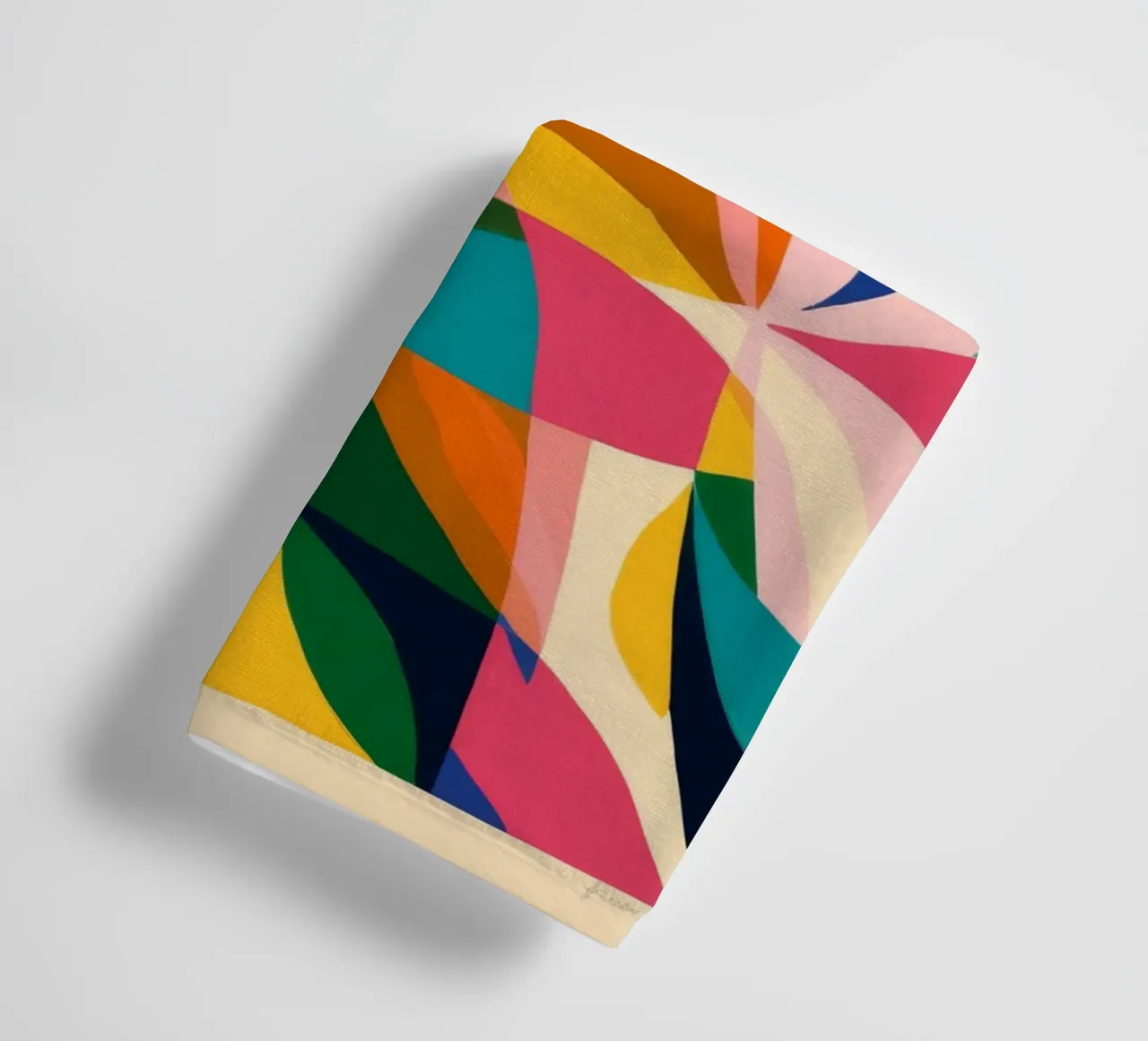 Fauvist Floral Chaos towel by Ember Stone
