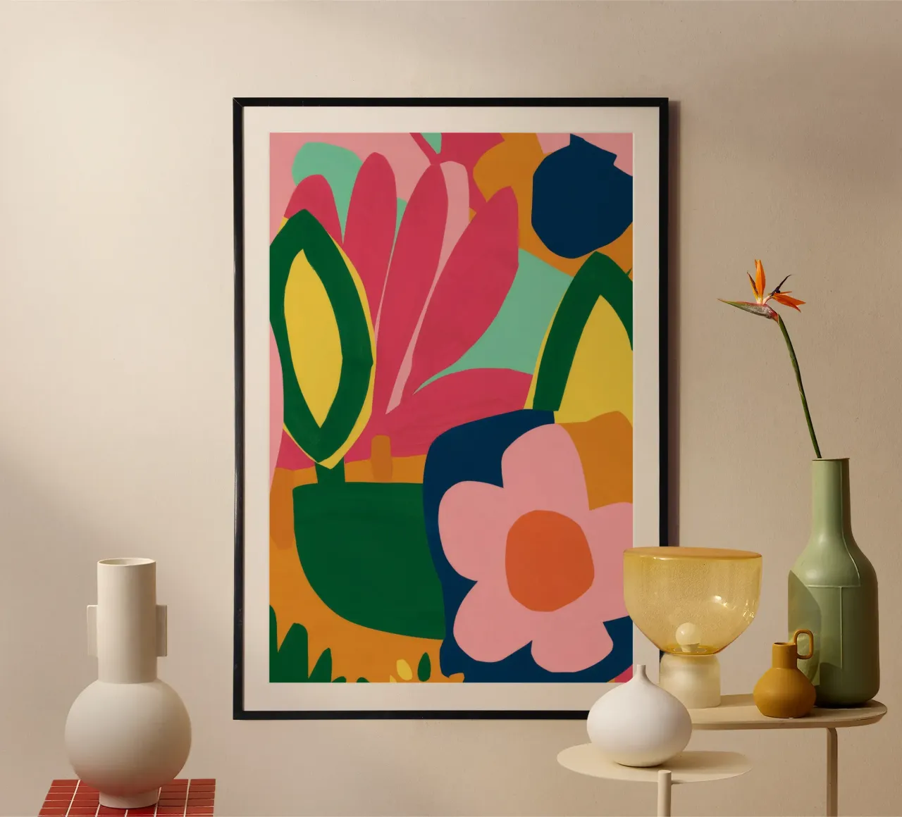 Danza cromatica dei petali poster da Ember Stone