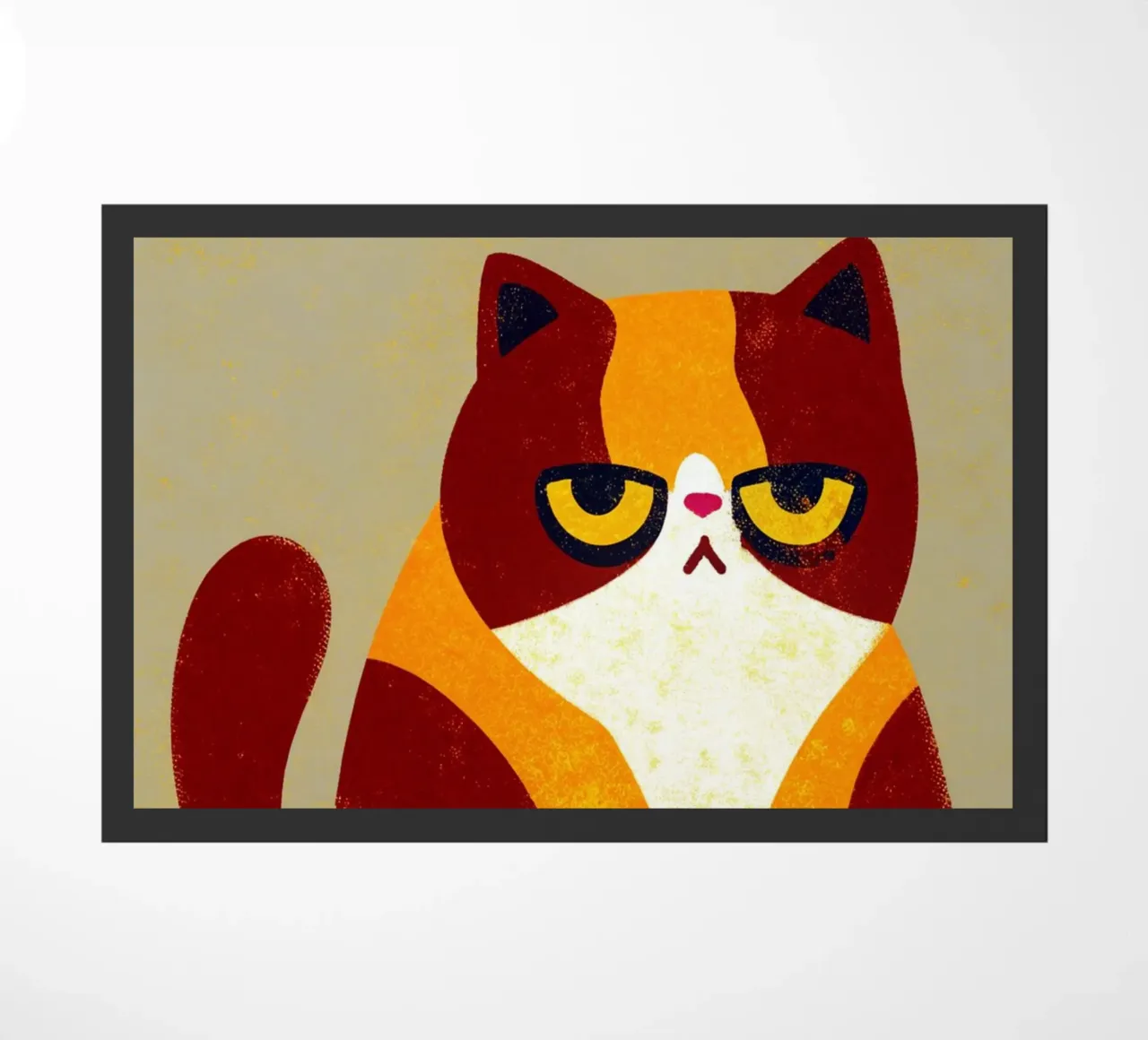 legit grumpy doormat by ralliness