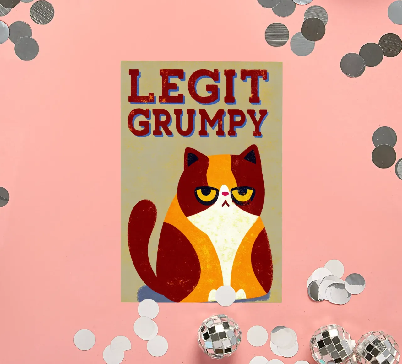 legit grumpy sticker by ralliness