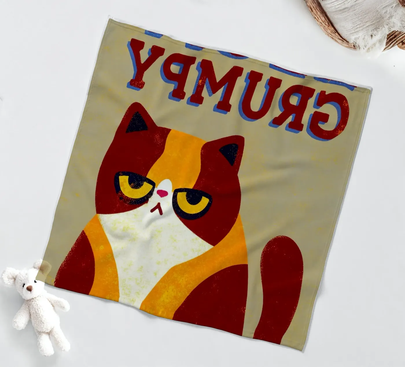 legittimo brontolone coperta in pile da ralliness