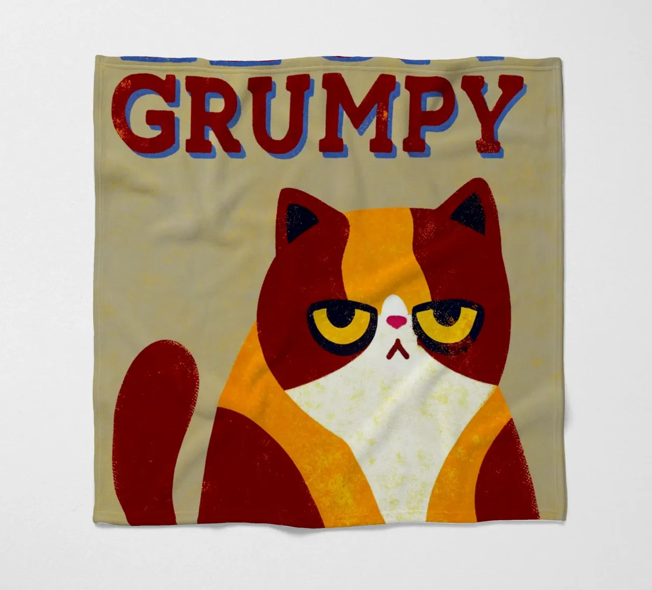 legitiem chagrijnig fleecedeken van ralliness