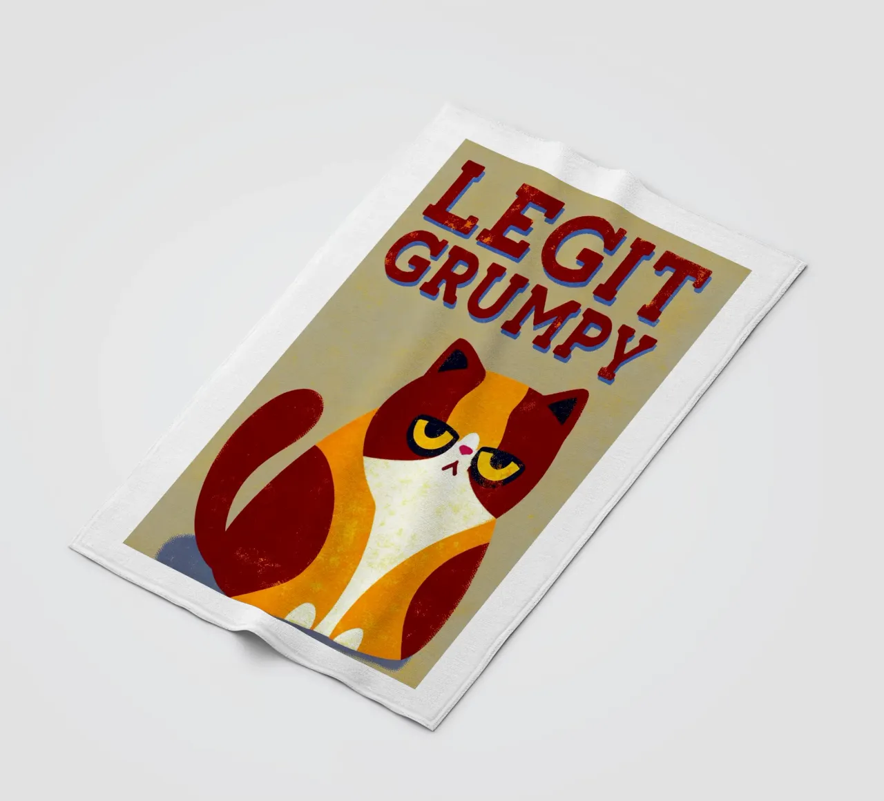 legitiem chagrijnig fleecedeken van ralliness