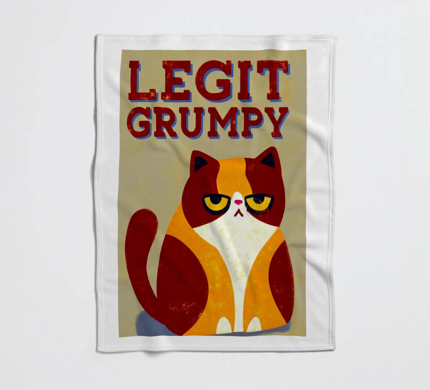 legittimo brontolone coperta in pile da ralliness