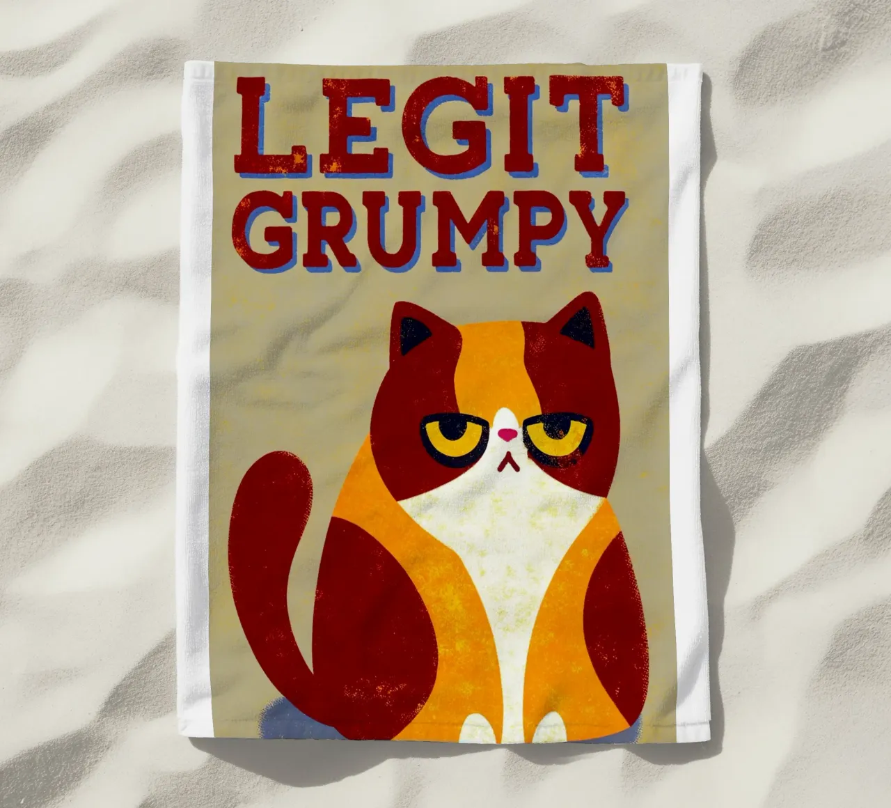 legittimo brontolone telo mare da ralliness