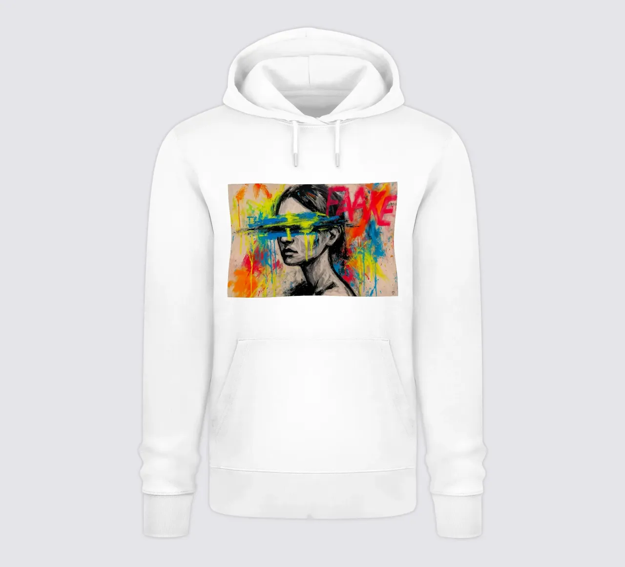 FAKE//REAL felpa con cappuccio da KUNSTstück