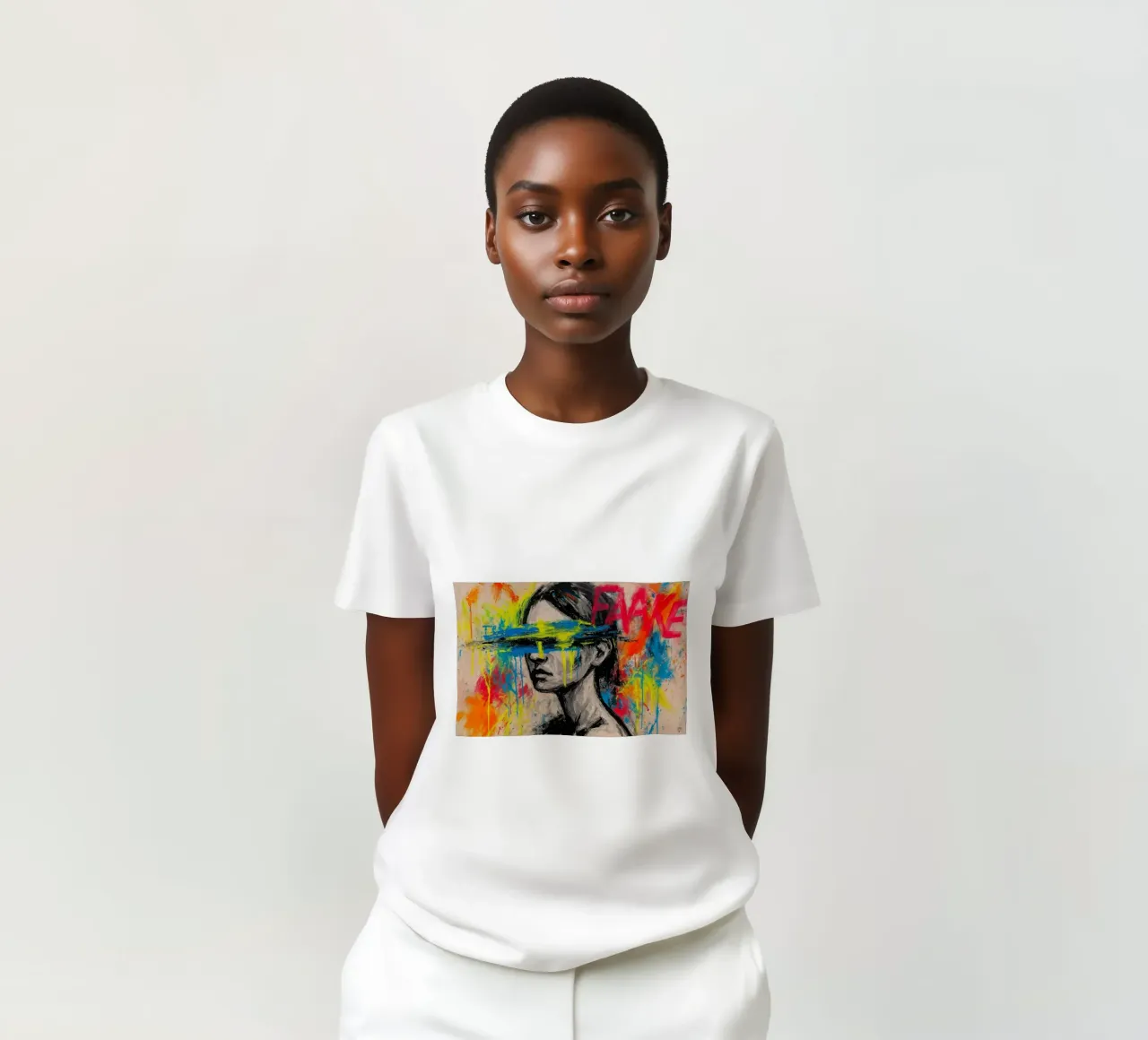 FAKE//REAL t-shirt da KUNSTstück