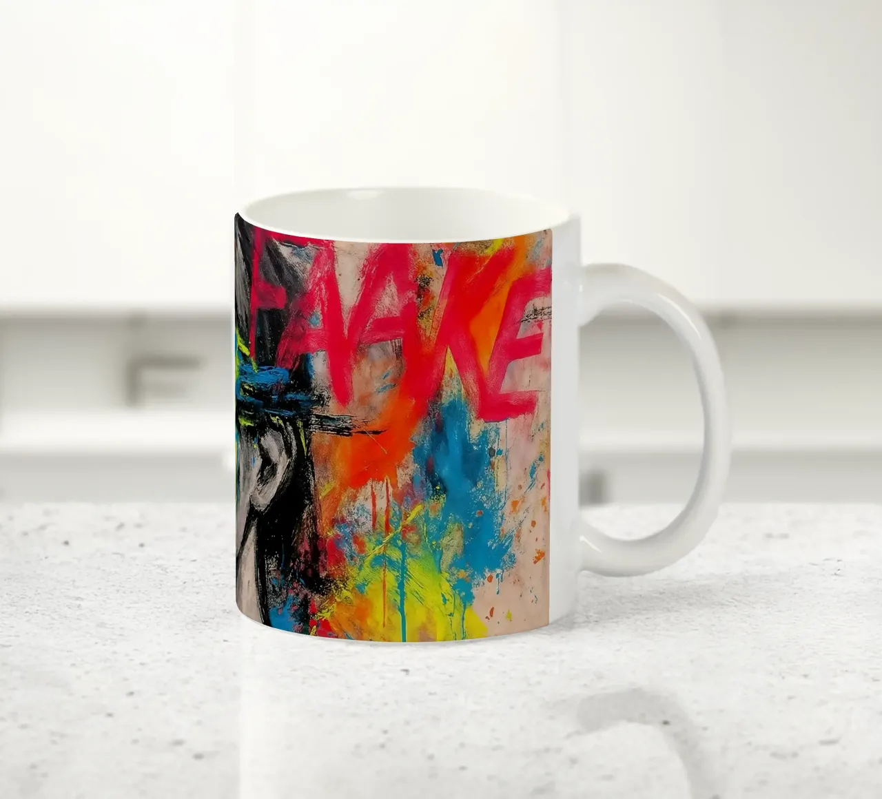 FAKE//REAL tazza in ceramica da KUNSTstück