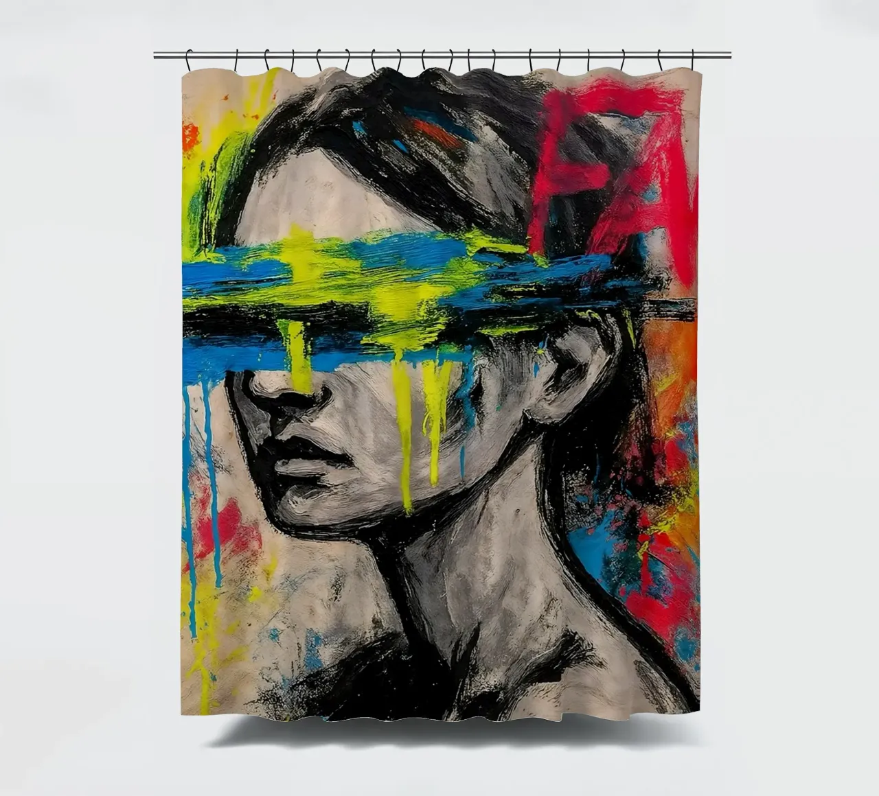 FAKE//REAL tenda da doccia da KUNSTstück