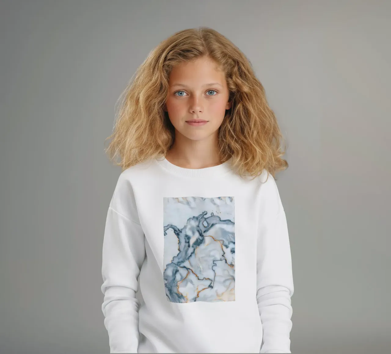 Colombia Marble Map kids sweatshirt by Octavian