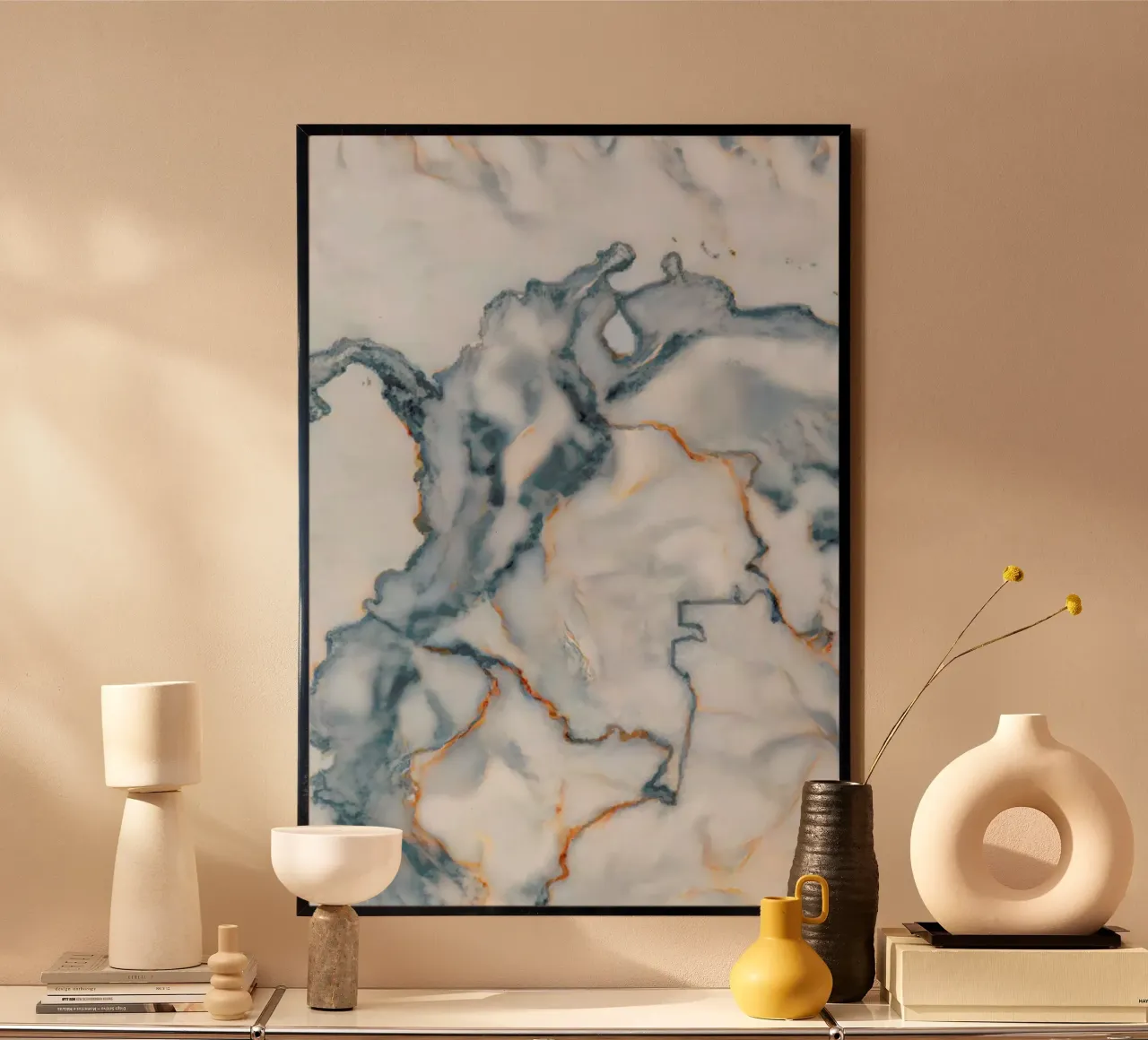 Colombia Marble Map hahnemühle by Octavian
