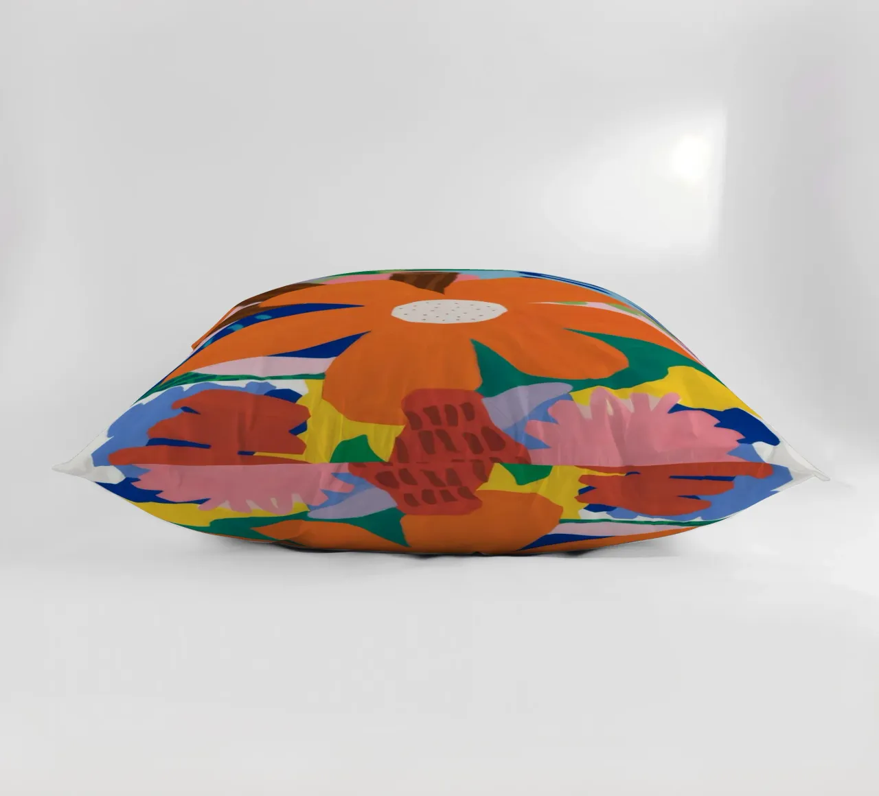 Abstract Botanical Burst decorative cushion by Ember Stone