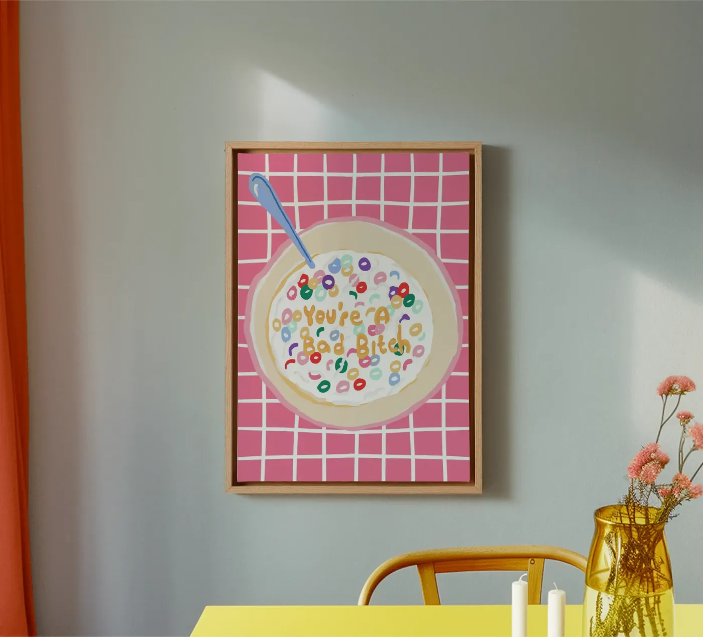 Breakfast canvas by Happy Star Club