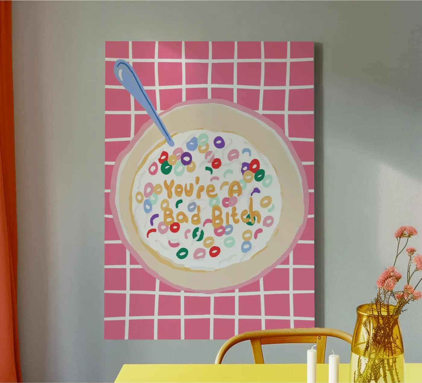 Breakfast canvas by Happy Star Club