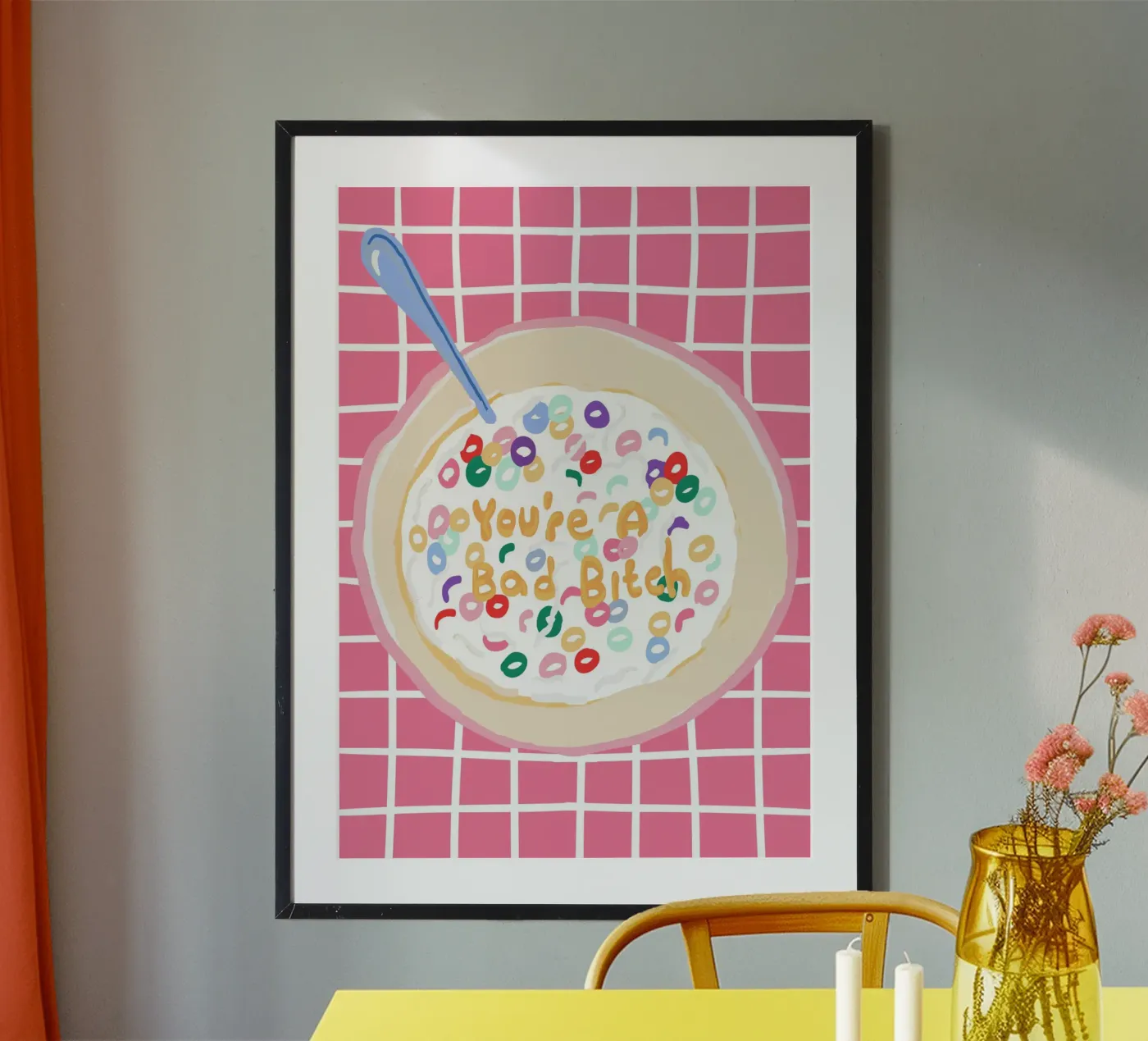 Breakfast Poster von Happy Star Club