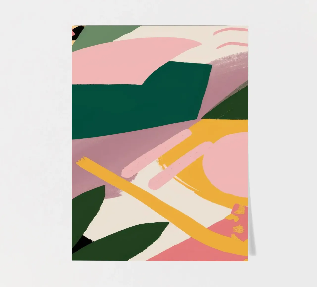Wilde geometrische Collage Stickerbogen von Ember Stone