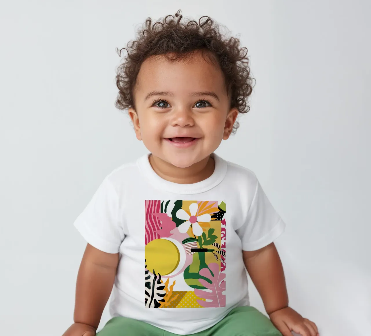 Sonnenfinsternis Garten Baby T-Shirt von Ember Stone