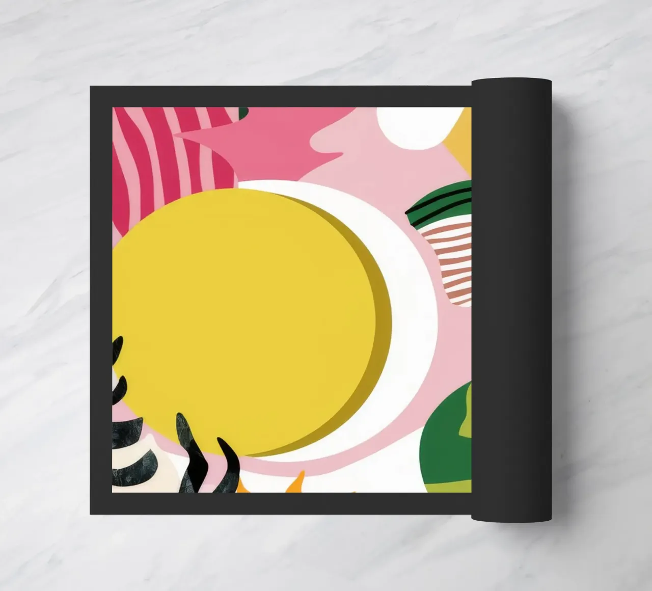 Solar Eclipse Garden doormat by Ember Stone