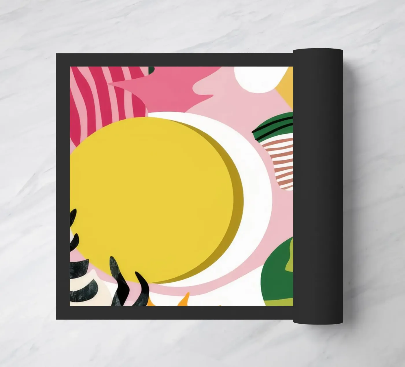 Solar Eclipse Garden doormat by Ember Stone