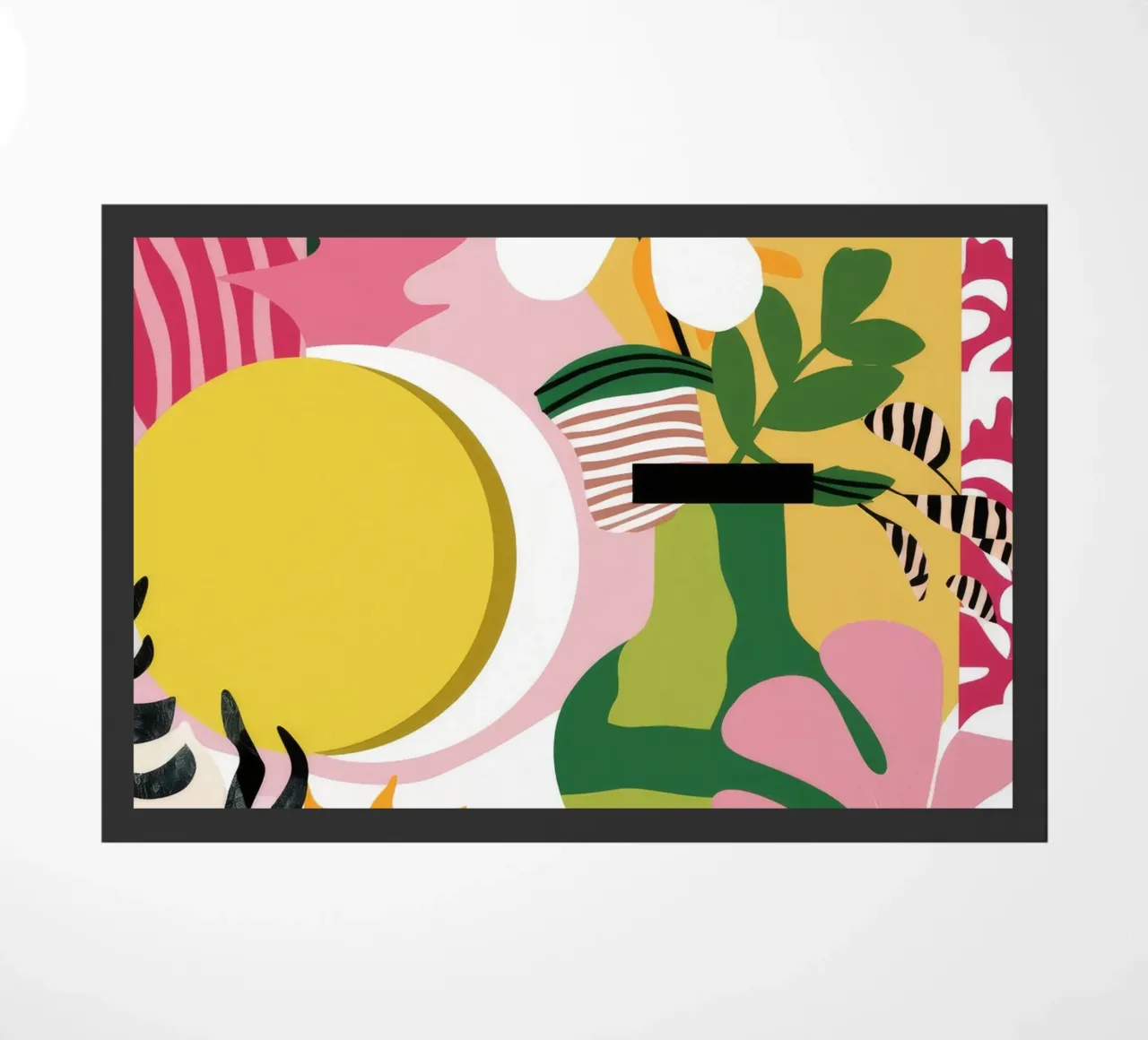 Solar Eclipse Garden doormat by Ember Stone