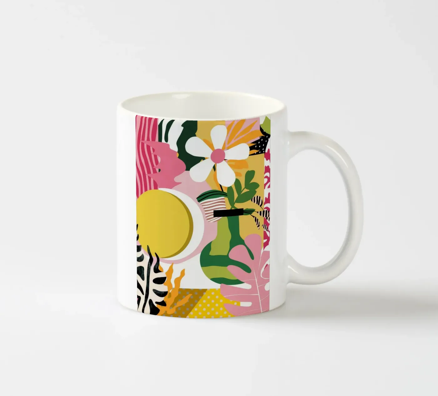 Solar Eclipse Garden ceramic mug by Ember Stone