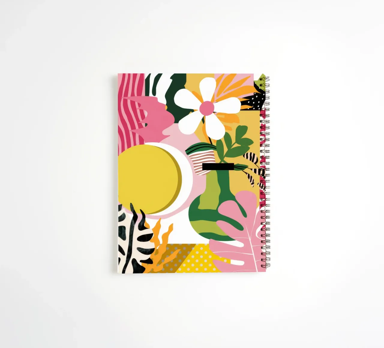 Jardín del eclipse solar cuaderno de espiral de Ember Stone