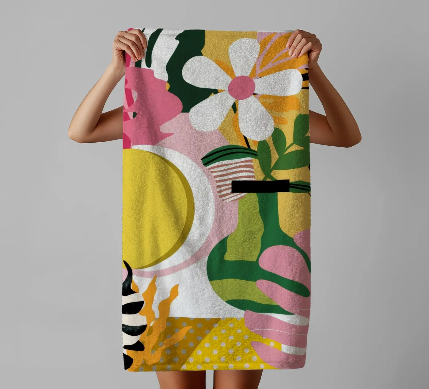 Solar Eclipse Garden towel by Ember Stone