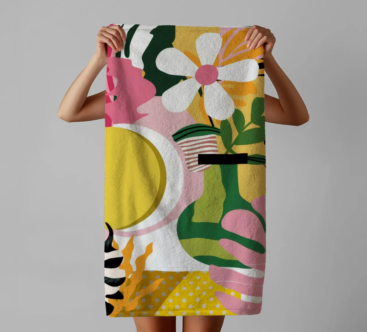 Solar Eclipse Garden towel by Ember Stone