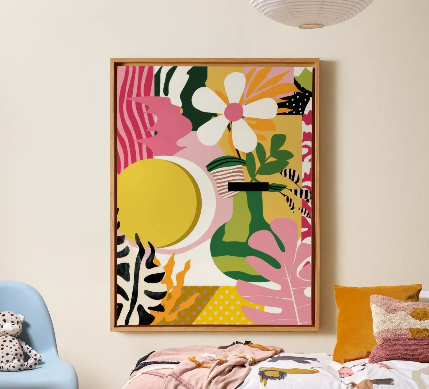 Solar Eclipse Garden canvas by Ember Stone