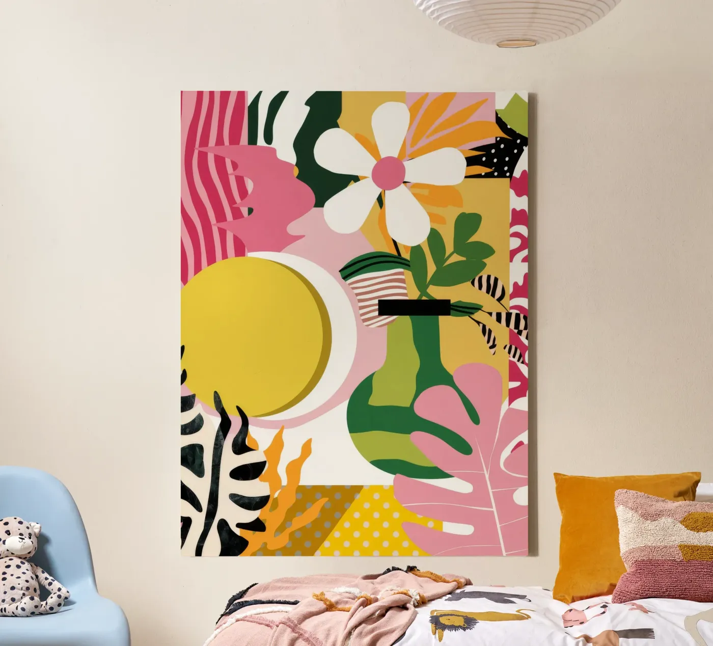 Solar Eclipse Garden canvas by Ember Stone