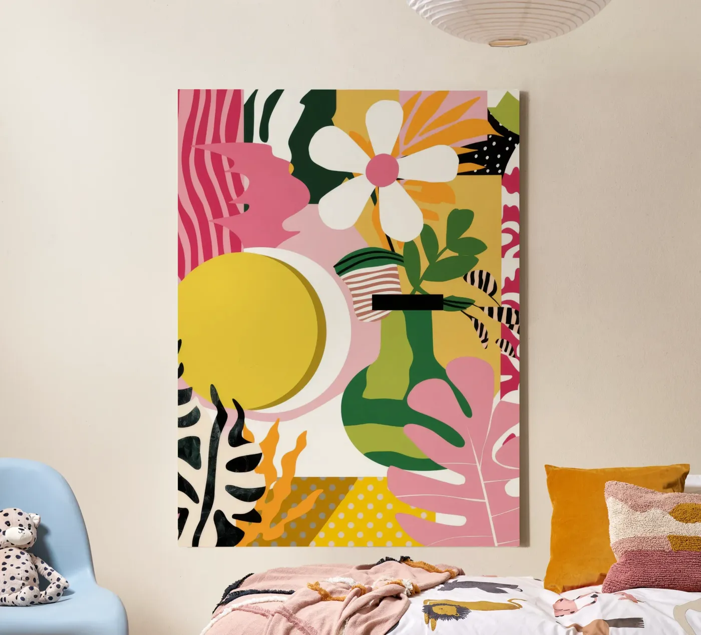 Solar Eclipse Garden canvas by Ember Stone