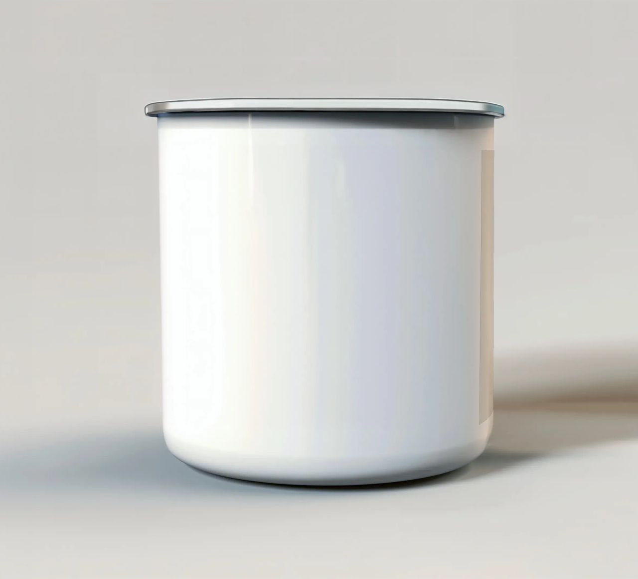 Paint splatters with white and black lines tazza in smalto da Imaginative
