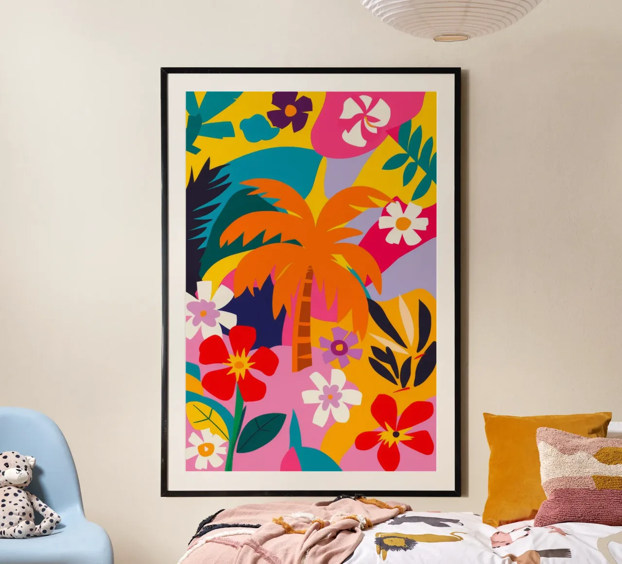 Tropical Maximalist Fiesta poster by Ember Stone