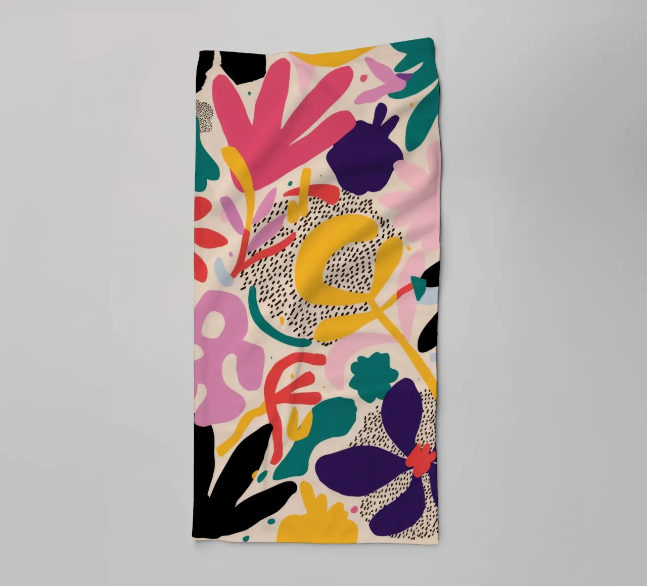 Deconstructed Fruitig Bloemig badhanddoek van Ember Stone