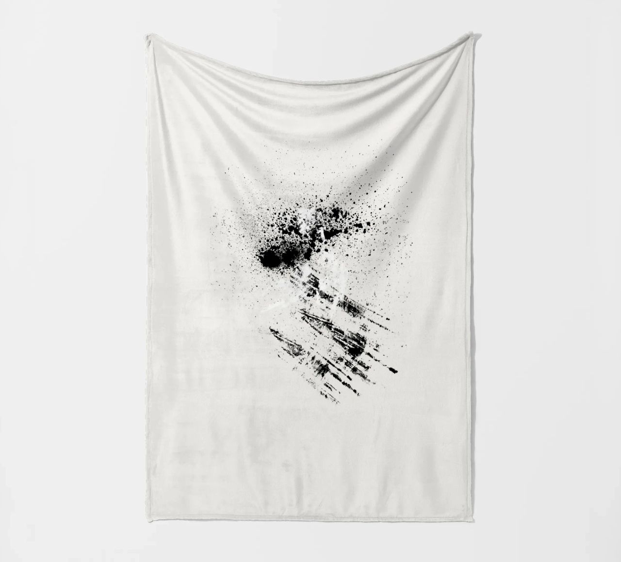 Modern abstract with cream white background coperta in pile da Imaginative