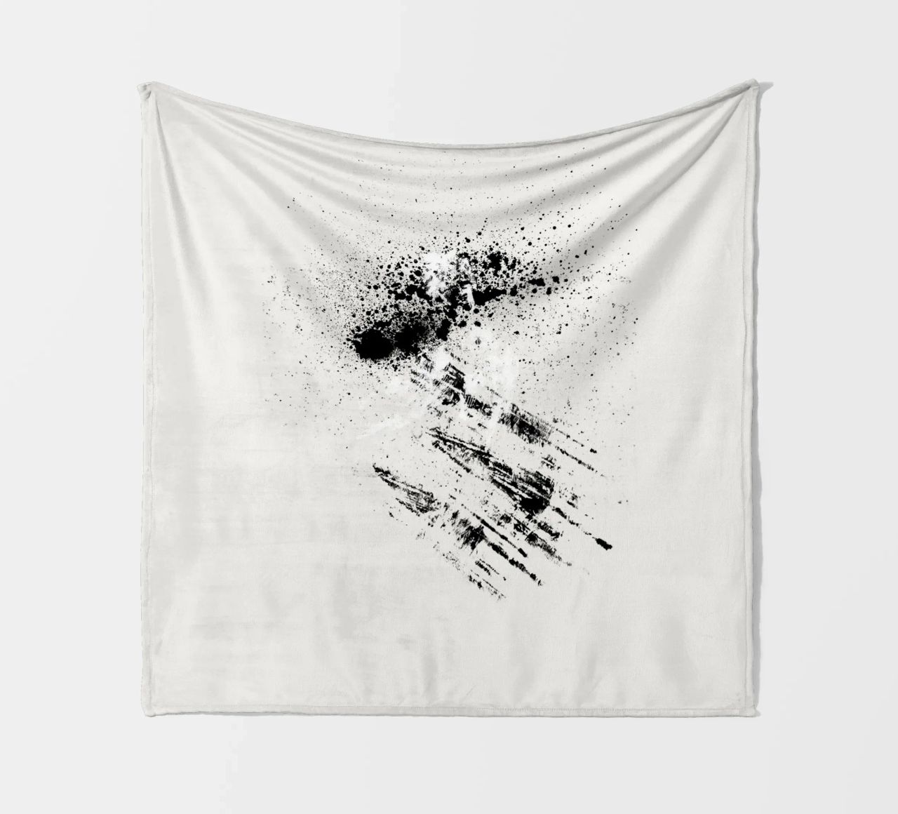 Modern abstract with cream white background coperta in pile da Imaginative