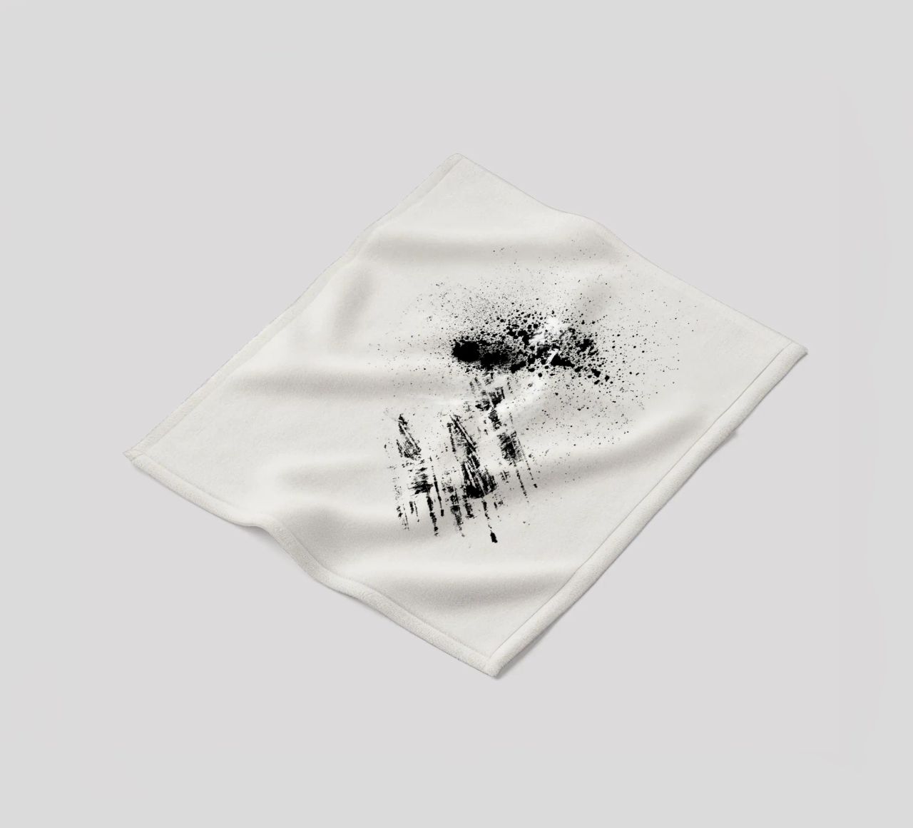 Modern abstract with cream white background coperta in pile da Imaginative