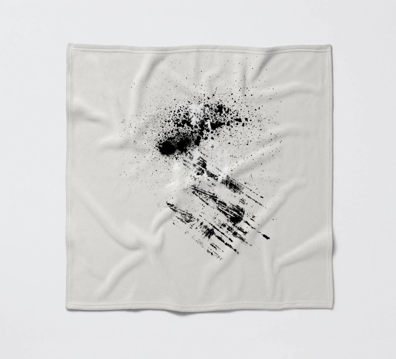 Modern abstract with cream white background coperta in pile da Imaginative