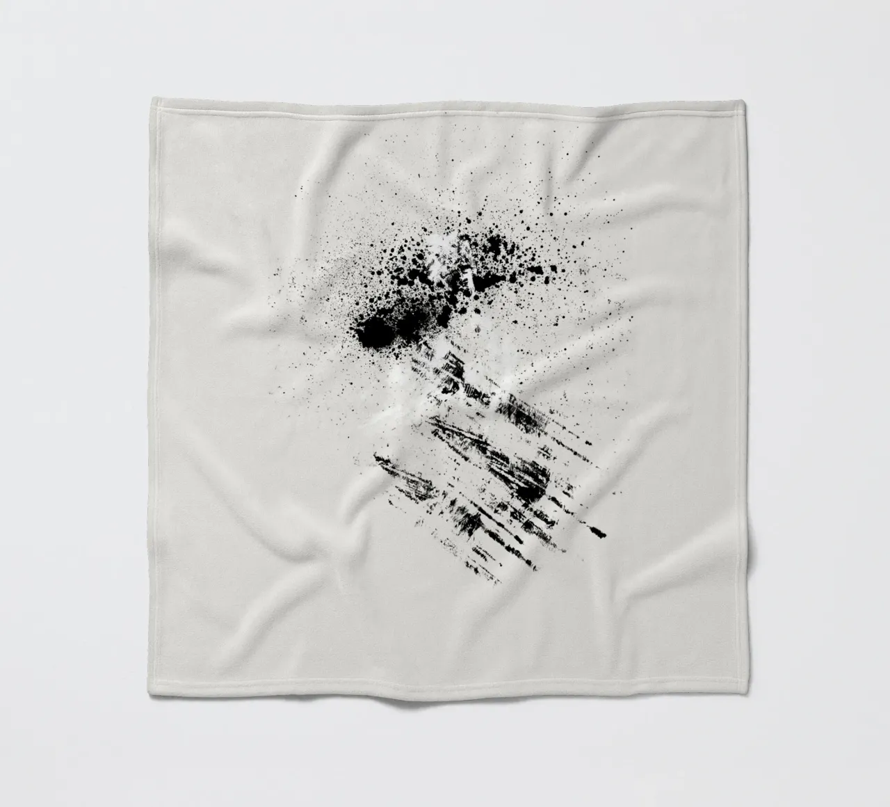 Modern abstract with cream white background coperta in pile da Imaginative