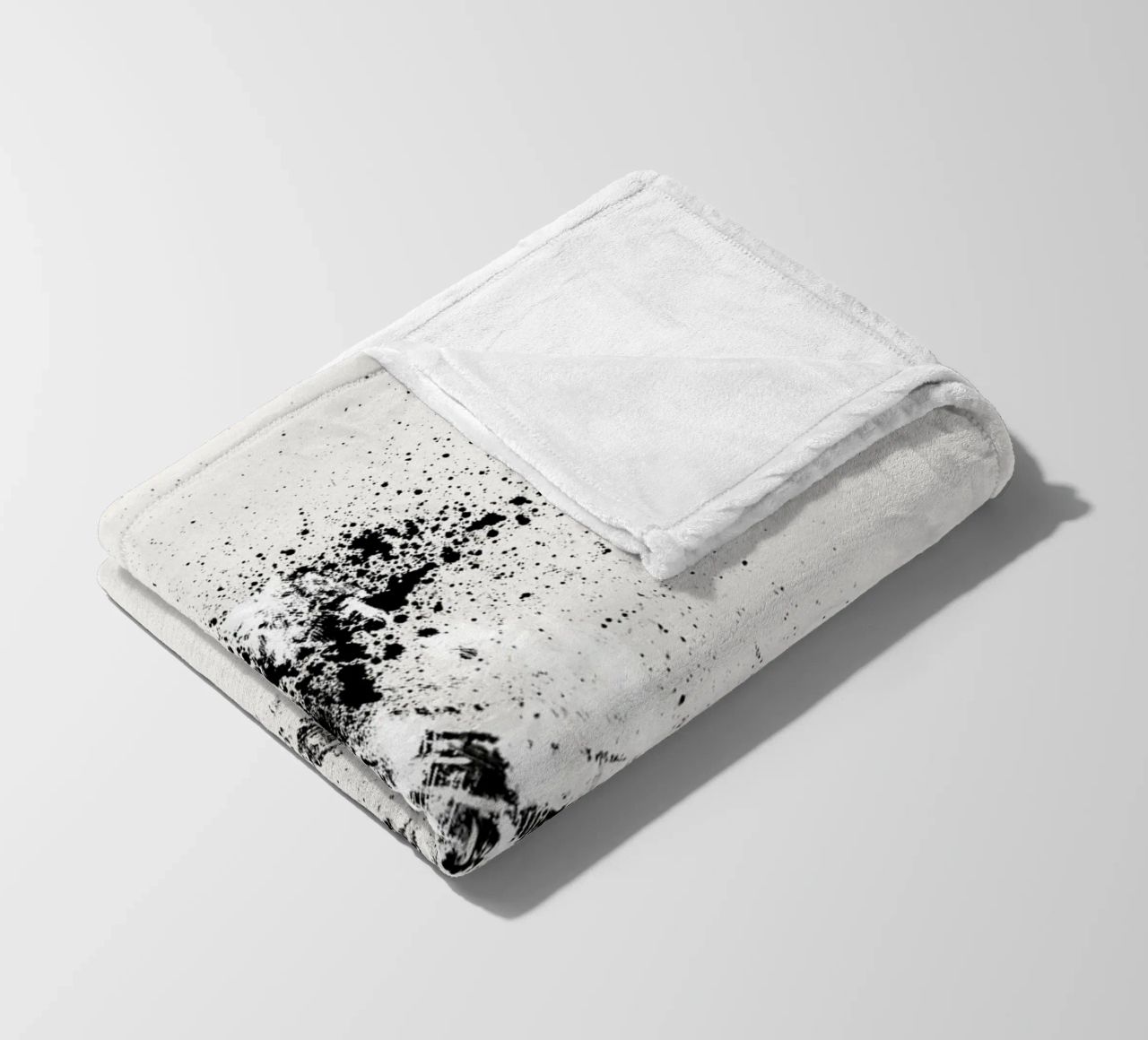 Modern abstract with cream white background coperta in pile da Imaginative