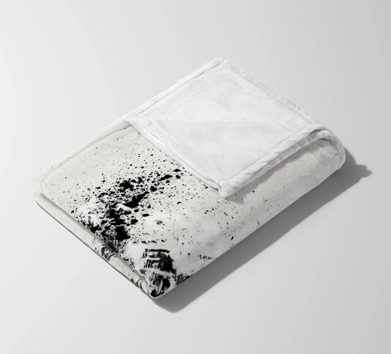 Modern abstract with cream white background coperta in pile da Imaginative