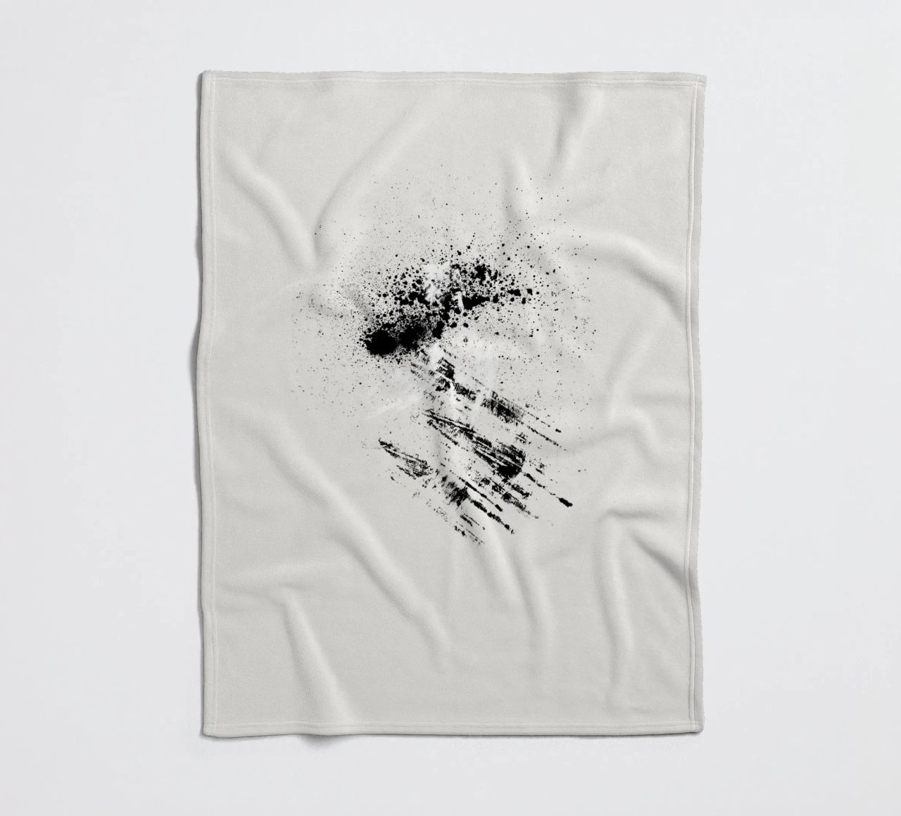 Modern abstract with cream white background coperta in pile da Imaginative