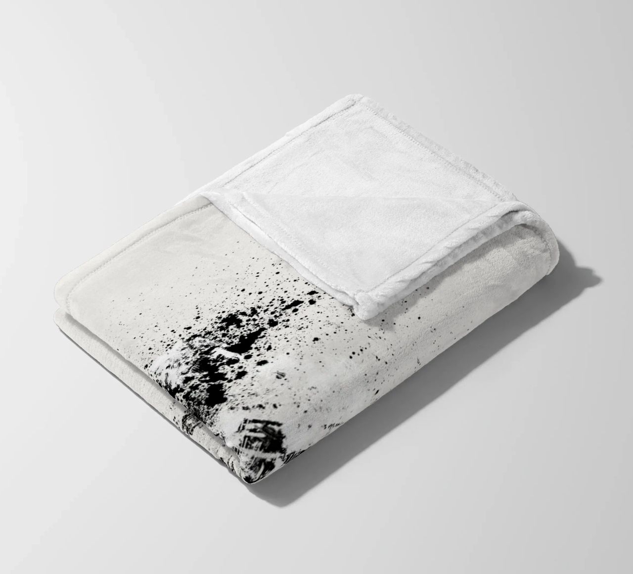 Modern abstract with cream white background coperta in pile da Imaginative